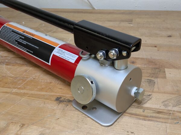 Pro Source Manual Hydraulic Hand Pump 2-Stage Single Acting 10,000 PSI Max.