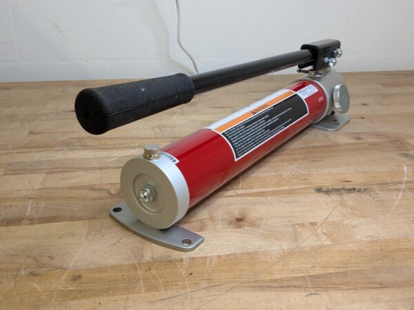 Pro Source Manual Hydraulic Hand Pump 2-Stage Single Acting 10,000 PSI Max.