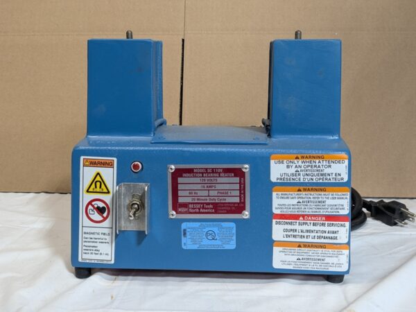 Bessey Induction Bearing Heater 250˚F Max Temp 120v 16 Amp SC110V Parts/Repair