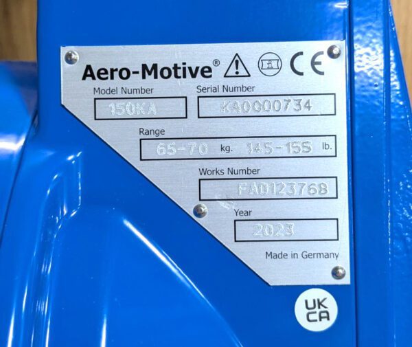 AERO-MOTIVE Tool Balancer 145 - 155lb Lockable Adjustable Tension 150KA