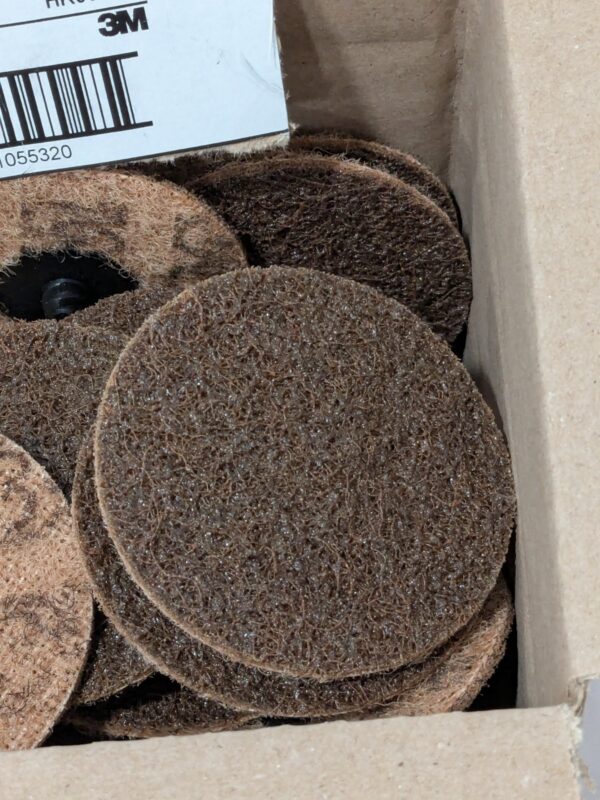 3M Quick-Change Disc Roloc TR 3" Dia Silicon Carbide Non-Woven Qty 25 7000000756