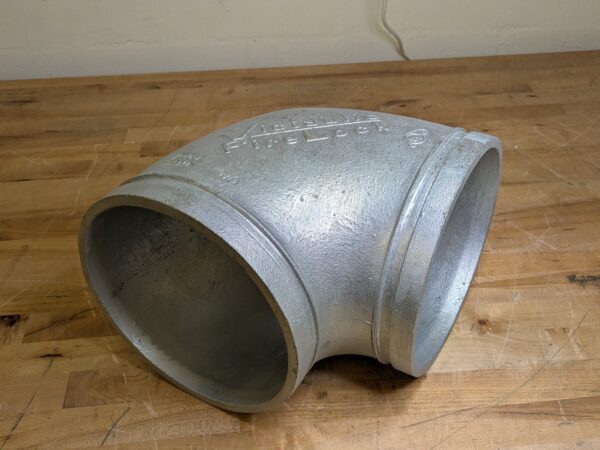 Victaulic Firelock 90 Degree Grooved Elbow 8 In. Galvanized 8/219.1 No. 001