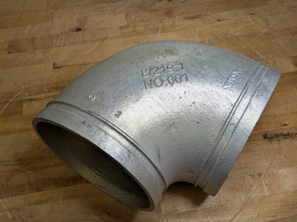 Victaulic Firelock 90 Degree Grooved Elbow 8 In. Galvanized 8/219.1 No. 001