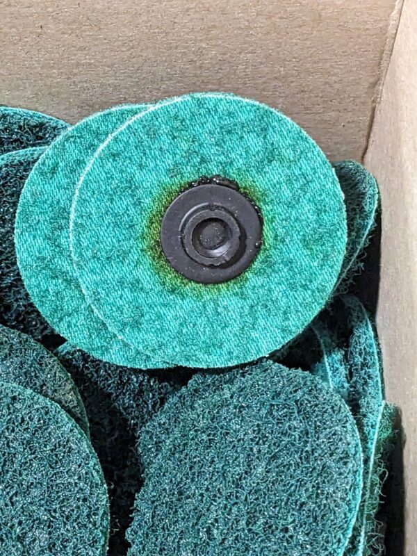 Brite Star Quick-Change Disc: Type S, 2" Dia, Aluminum Oxide QTY 50 84035484