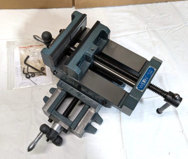 Wilton Cross Slide Drill Press Vise - 6" Jaw - 6" Opening - 7-1/4" OAH 11696