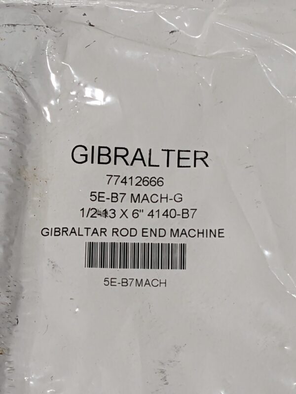 GIBRALTAR Rod End 1/2-13, External Male Thread, Eye Hole Head 5E-B7 MACH.-G