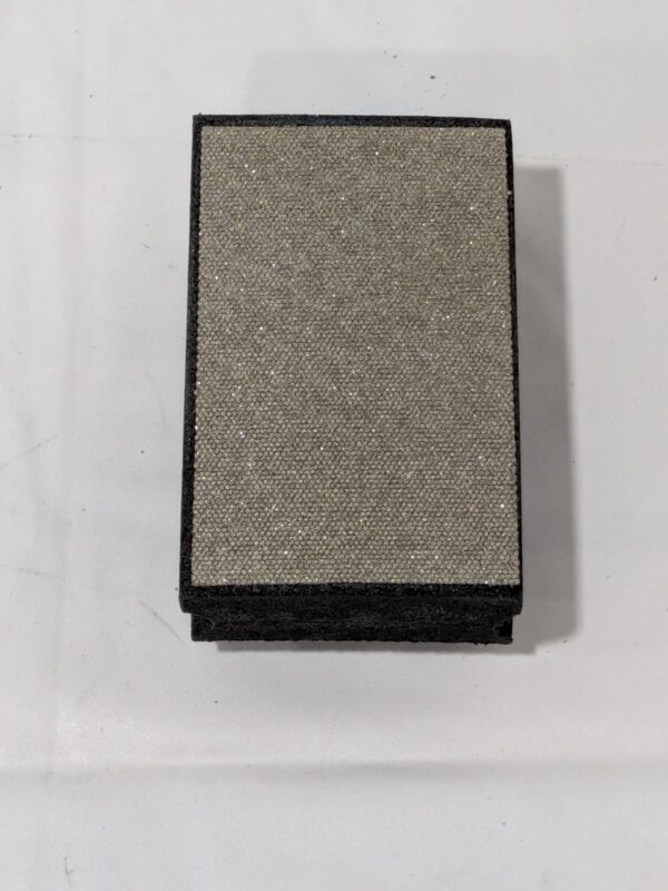 NORTON Hand Sanding Pad: Coated, Diamond, Medium Grade, Black 66260306361