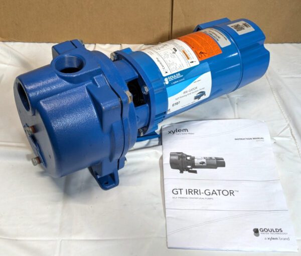 GOULDS PUMPS Irri-Gator Self-Priming Centrifugal Pump 115/230V 3/4hp GT07