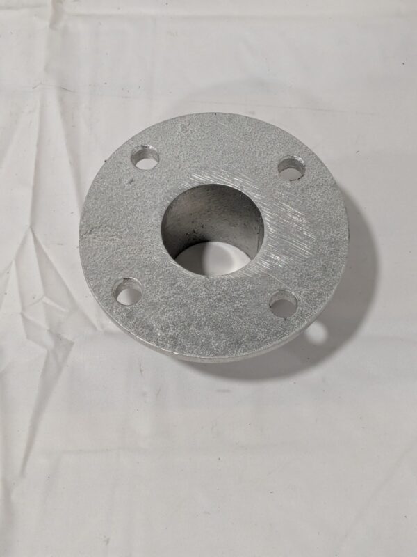 HOLLAENDER Speed-Rail Base Flange: 1-1/4" Pipe Uncoated 42-7