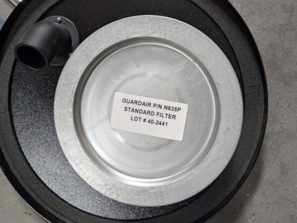 Guardair Pneumatic Wet / Dry Vacuum Head for 55 Gal. Drums N551B