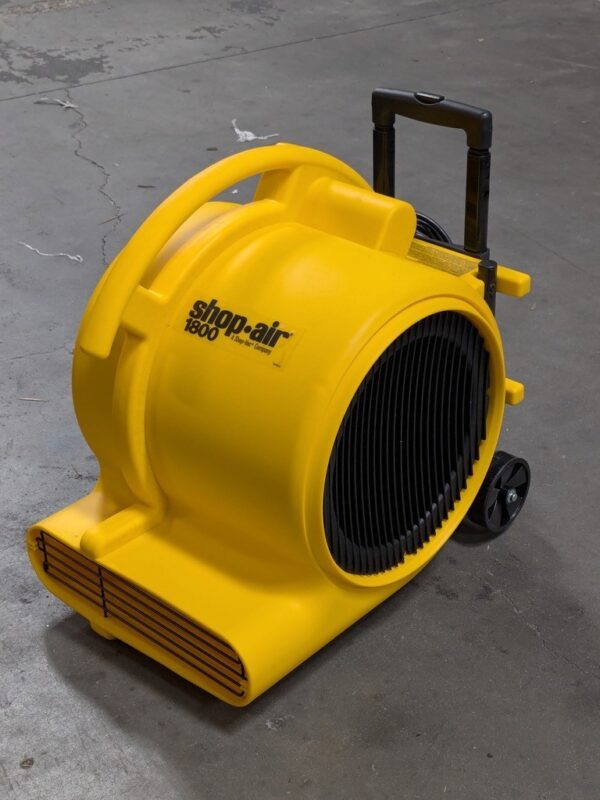Shop Vac Portable Air Mover Fan 3-Speed 1800 CFM Max. 1/2 HP 120v 5 Amp