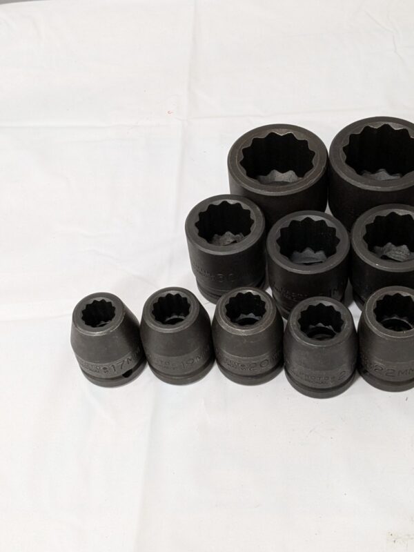 PROTO Socket Set Standard & Impact, 26 Pc, 3/4" Drive, 17 mm-50 mm J72106M