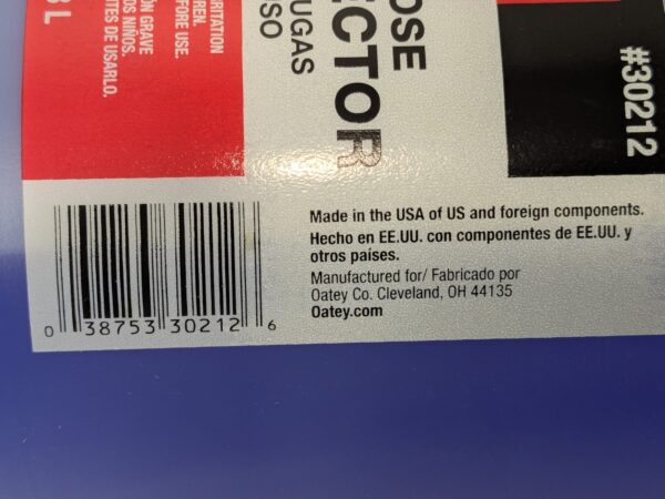 Oatey All-Purpose Leak Detector 1 Gallon Bottle 30212