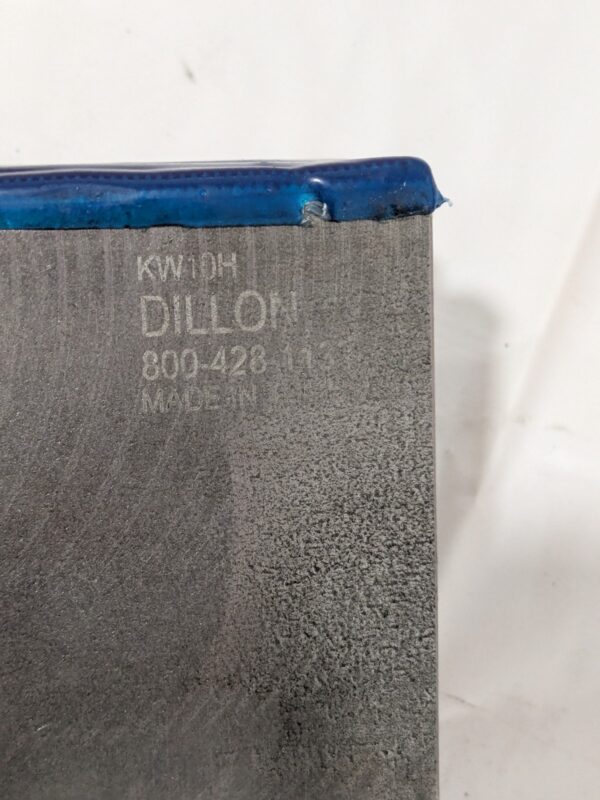 Dillon Soft Lathe Chuck Jaw: Serrated 1-3/4" OAW, 4" OAH, 4-3/4" OAL KW10H