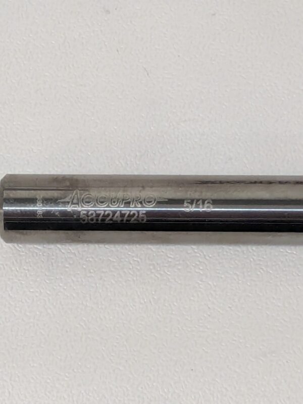 ACCUPRO End Mill: 5/16" Dia, 5/8" LOC, 4 Flute, Solid Carbide 58724725