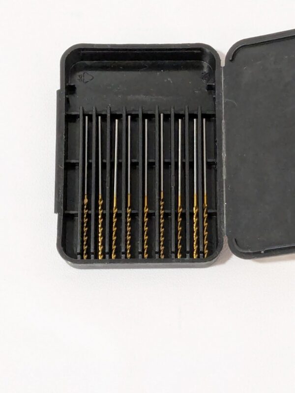 GUHRING Jobber Length Drill Bit: 1.13 mm (0.0445) Dia, 130º Qty 9 9006580011300