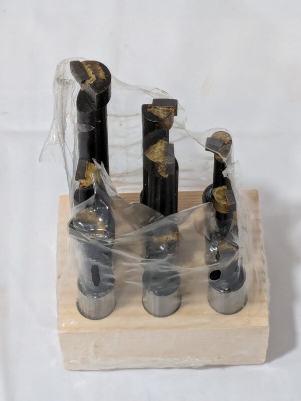 9 Pc Boring Bar Set 5/16 to 9/16" Min Diam, 2-1/4 to 4-1/2" OAL 375-1206