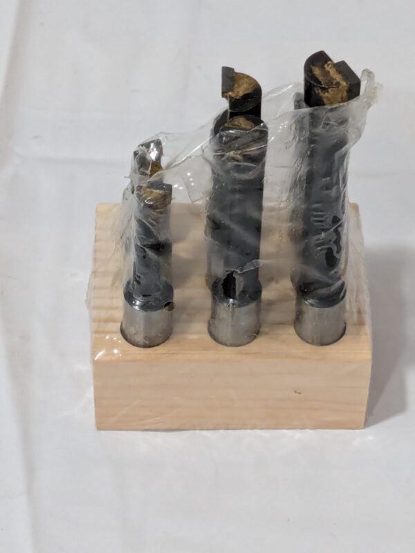 9 Pc Boring Bar Set 5/16 to 9/16" Min Diam, 2-1/4 to 4-1/2" OAL 375-1206