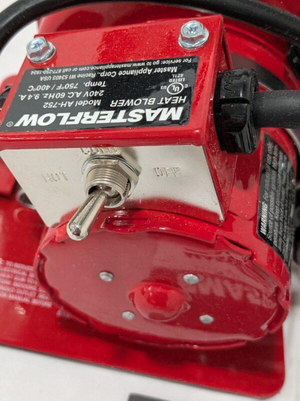 MASTER APPLIANCE Heat Blower: 750 °F, 47 CFM 240V AH-752 PARTS/REPAIR
