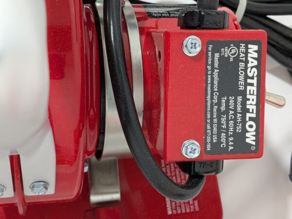 MASTER APPLIANCE Heat Blower: 750 °F, 47 CFM 240V AH-752 PARTS/REPAIR