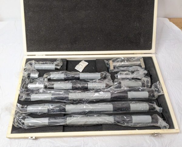 Fowler Inside Micrometer Set 4-80" Range 0.001" Grad 52-243-480-1