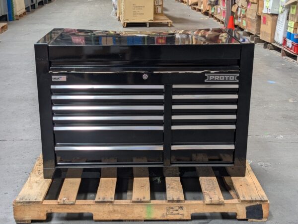 Proto Double Bank Top Chest Tool Box 12 Drawer 41" x 22" x 27" LOCKED / NO KEYS