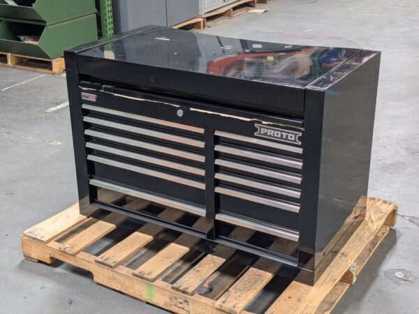 Proto Double Bank Top Chest Tool Box 12 Drawer 41" x 22" x 27" LOCKED / NO KEYS