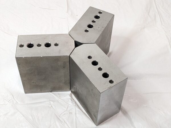 Northfield Precision 3 Piece Straight Jaw Blank Set Steel 1018 4"OAH ST-1-8-4