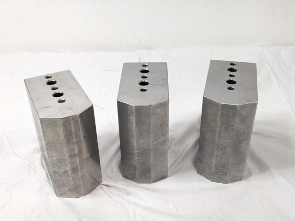 Northfield Precision 3 Piece Straight Jaw Blank Set Steel 1018 4"OAH ST-1-8-4