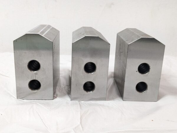 Northfield Precision 3 Piece Straight Jaw Blank Set Steel 1018 4"OAH ST-1-8-4