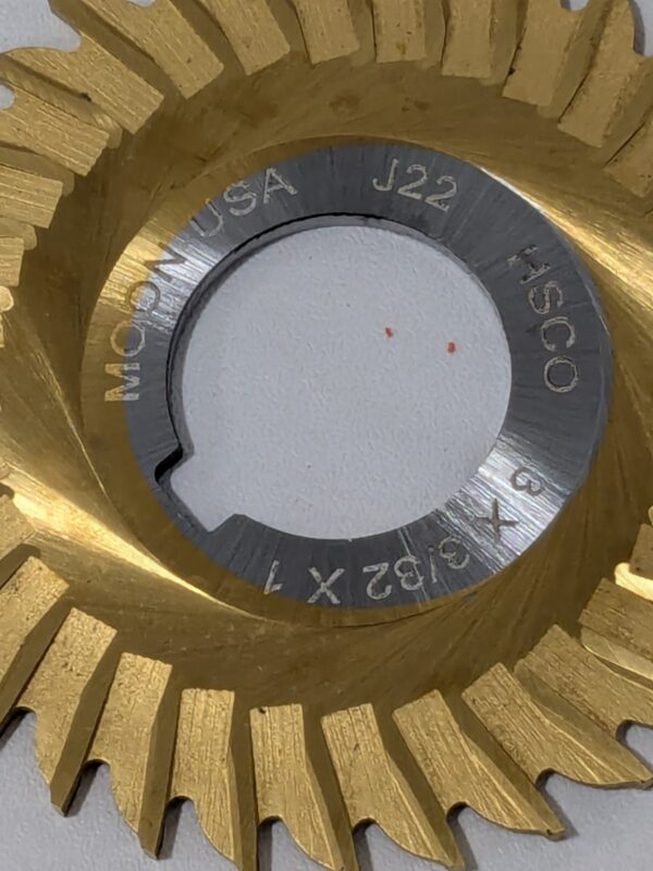 Moon Side Chip Saw: 3" Dia, 3/32" Thickness, 1" Hole, 32T CSS393-TIN