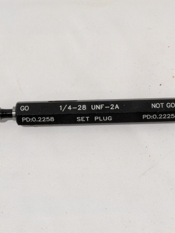 SPI Truncated Taperlock Gage: 1/4-28 UNF, Go & No Go, 2A 23-154-8