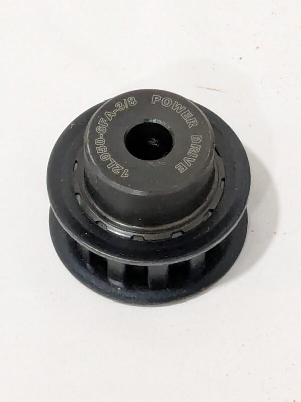 Hub & Flange Timing Belt Pulley12 Tooth, 3/8" ID x 1.402" OD 12L050-6FA-3/8