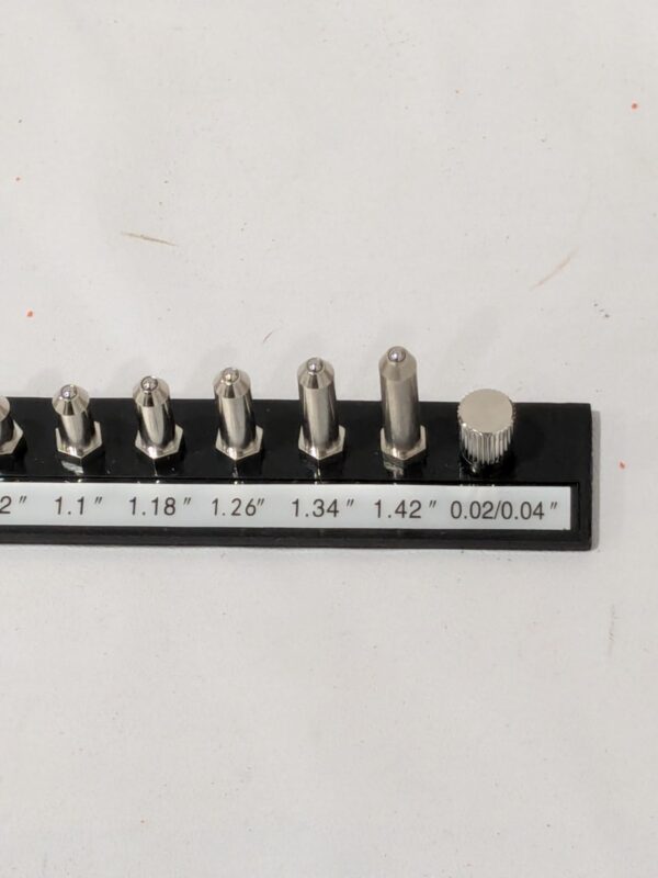 Bore Gage Anvil Set 0.78 to 1.42 Inch Measurement Range 612-9003