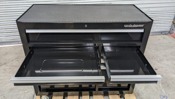 Pro Source Roller Cabinet Tool Box 11 Drawer 42" x 19" x 33" Steel Black
