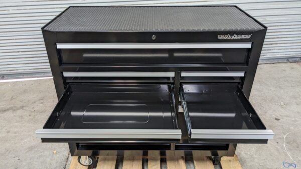 Pro Source Roller Cabinet Tool Box 11 Drawer 42" x 19" x 33" Steel Black