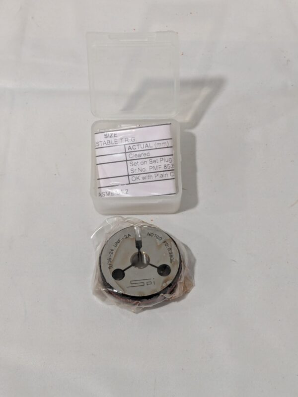 SPI Threaded Ring Gage: 5/16-24 Thread, Class 2A, No Go 23-159-7