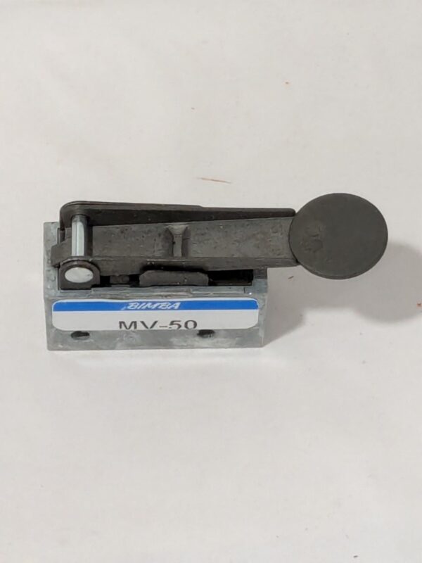 Bimba Mechanically Operated Valve: 3-Way Pilot, Fingertip Lever Actuator MV-50