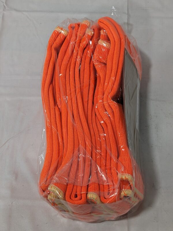 Superior Glove Cut-Resistant Sleeve, Sz M, Hi-Vis Orange, 6 Pairs KOP1T22TH-M