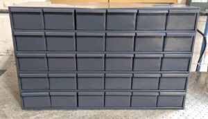 DURHAM MFG 30 Drawer Small Parts Steel Storage Cabinet 034-95 Scratch & Dent