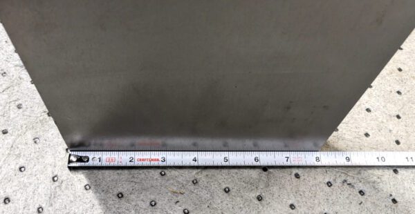 Right Angle Iron / Plate 12" High x 8" Wide x 10" Deep 418-4145 Scratch & Dent