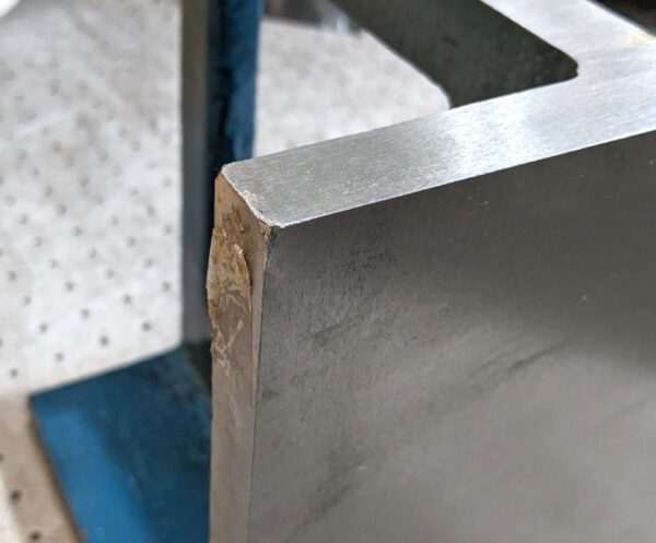 Right Angle Iron / Plate 12" High x 8" Wide x 10" Deep 418-4145 Scratch & Dent