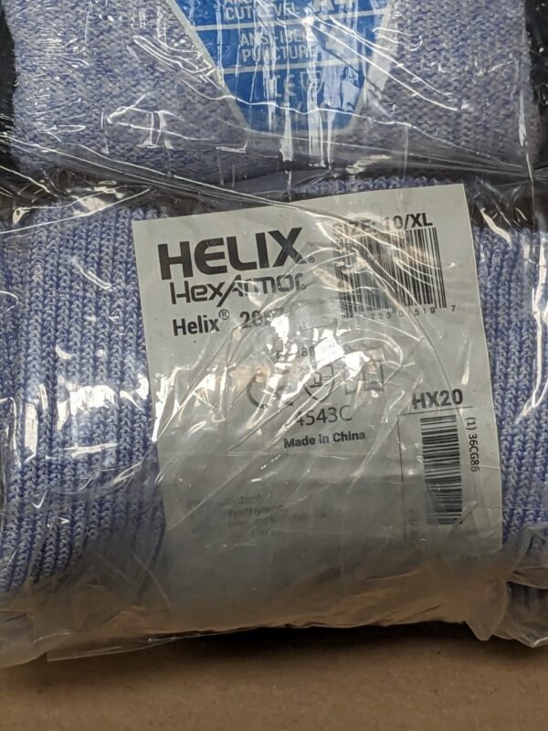 HexArmor Foam Nitrile Palm HPPE Fiberglass Gloves Sz XL Qty 12 2087-XL (10)
