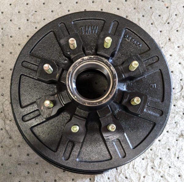 12"x 2" Trailer Drum Brake 8 on 6.5" Replacement for 7000LB Axle 06-2924