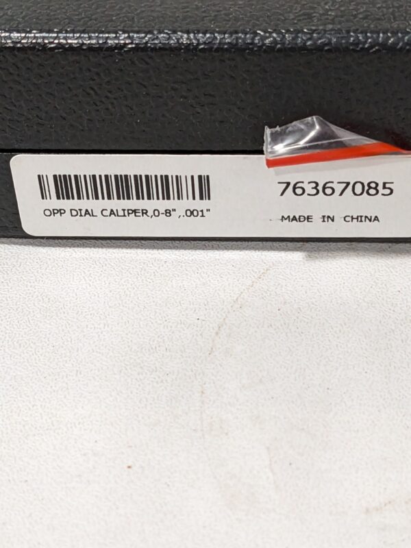 Dial Caliper: 8'' Range, 0.001'' Graduation, 0.1'' per Revolution 76367085