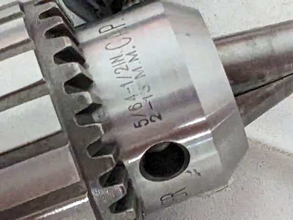 JACOBS Drill Chuck: 5/64 to 1/2" Capacity, Threaded Mount JCM6289