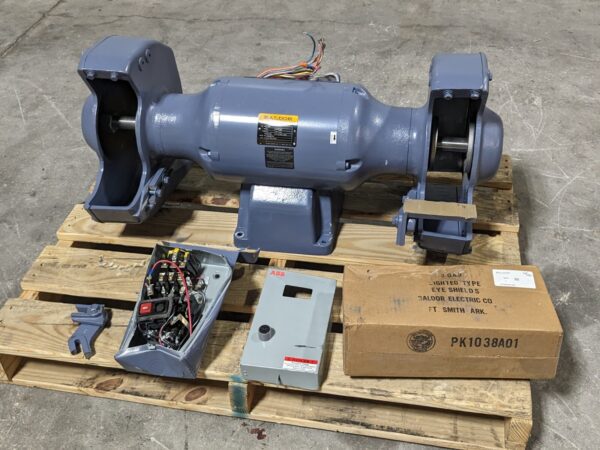 Baldor 14" Industrial Grinder 1500 RPM Max 5 HP 230v 3 Ph 1406W Parts / Repair