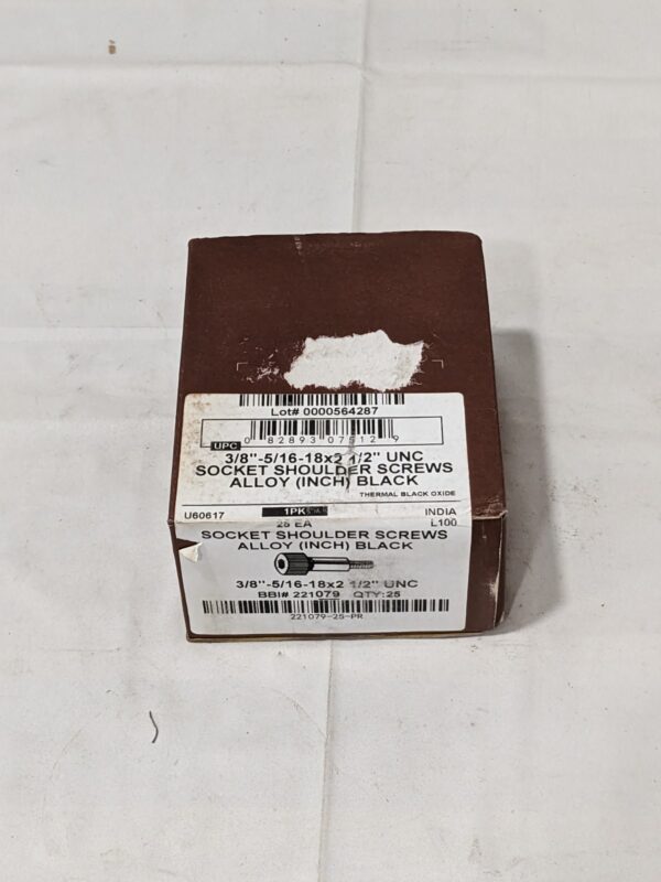 Brighton Best Shoulder Screws 3/8"-5/16-18"-2-1/2" Qty 25 221079PR