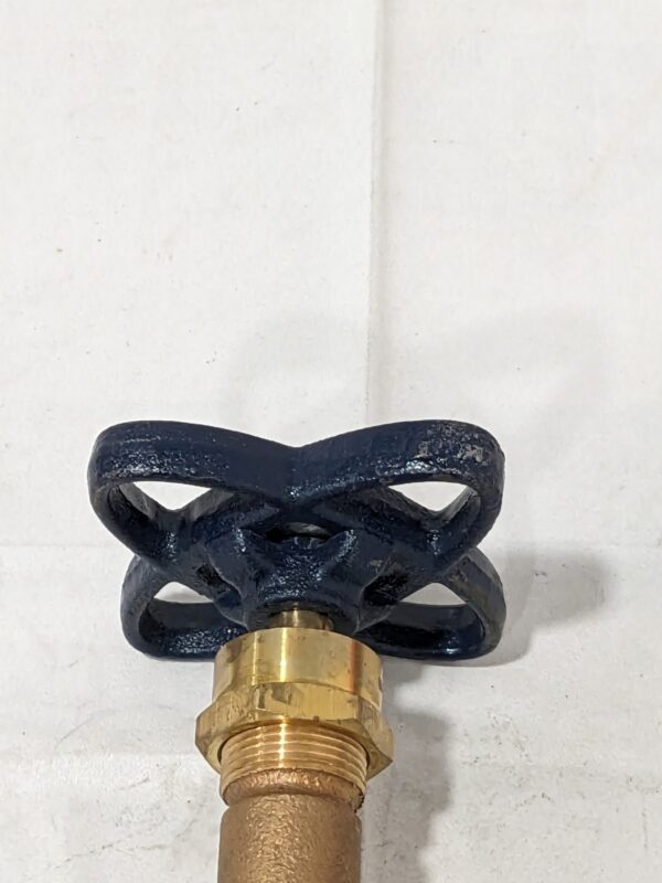 NIBCO Gate Valve: Rising Stem, 1" Pipe, Threaded, Bronze NL1M00A