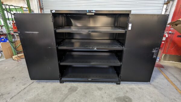 Rousseau Modular Double Door Cabinet 3 Shelf 60 x 54 x 27 Scratch N Dent